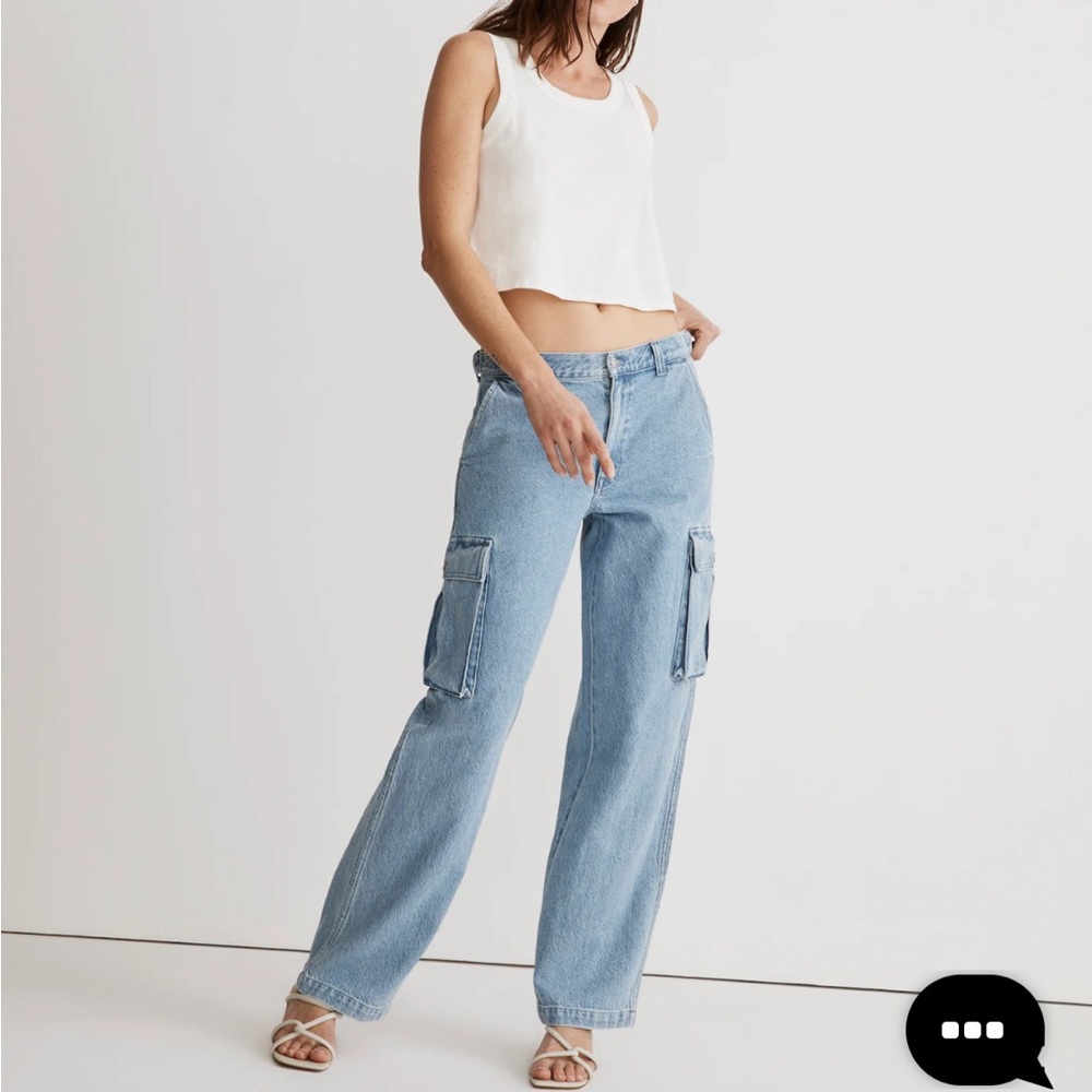 Madewell Low Slung Cargo Jeans
